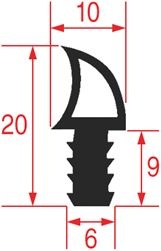 ПРОКЛАДКА ДВЕРЦЫ ДУХОВКИ 1000 ММ 
