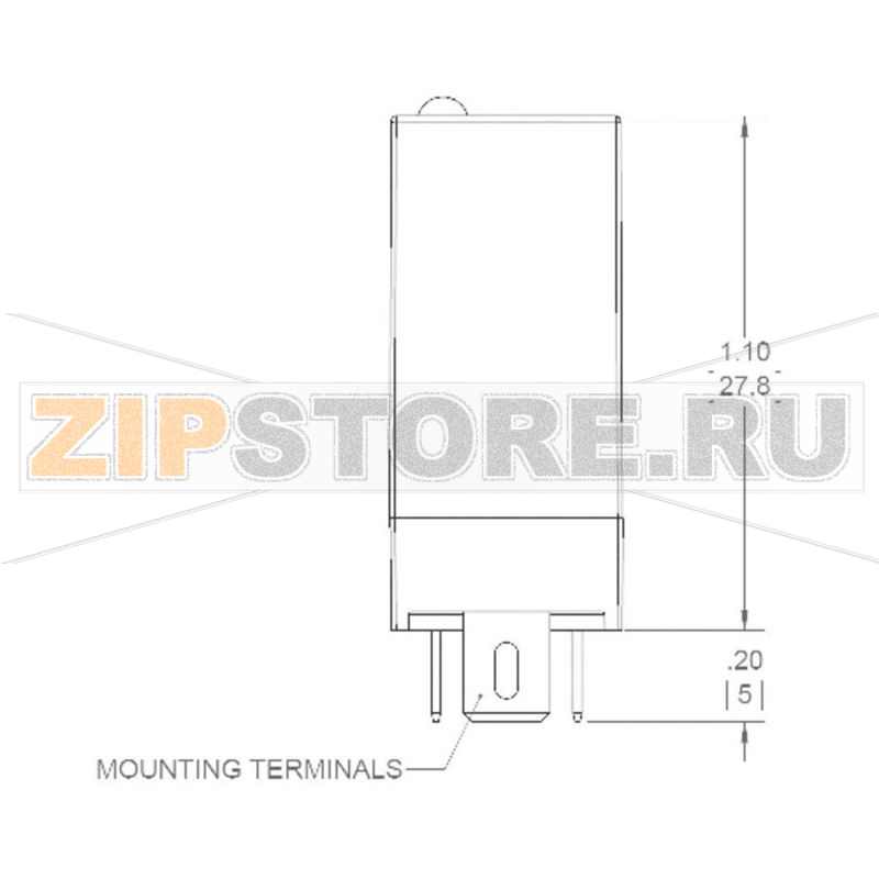 Реле твердотельное 3 А, однофазное, 280 В/AC, 1 шт Crydom ED24C3 