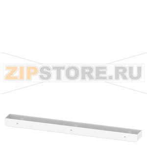 SIVACON, Roof tray rim, for cabinet side IPX1, T: 400 mm, RAL 7035 Siemens 8MF1004-2VB 