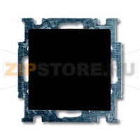 Выключатель одноклавишный, черный ABB 2CKA001413A1095