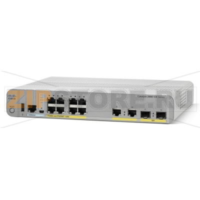 Коммутатор 8xGE, 2xGE, 2xSFP, LAN Base Cisco WS-C2960CX-8TC-L 