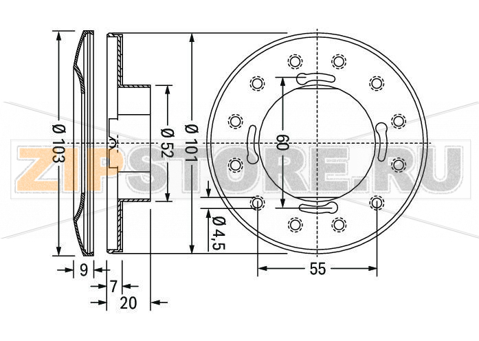 Мультисенсор DALI MSensor 02 5DPI 41W (установка в распределительной коробке) Wago 2851-8302 