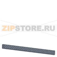 SIVACON, mounting rail, universal, suitable for cabinet depth 800 mm, L: 650 mm, zinc-plated Siemens 8MF1065-2AS30