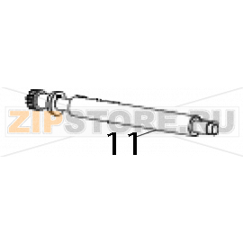 Paper feed platen roller assembly TSC MX640P Paper feed platen roller assembly TSC MX640PЗапчасть на деталировке под номером: 11
