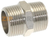 НИКЕЛИРОВАННЫЙ ПАТРУБОК Ø 3/4"M-3/4"M