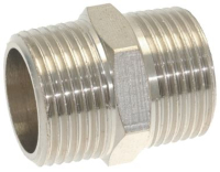 НИКЕЛИРОВАННЫЙ ПАТРУБОК Ø 3/4"M-3/4"M