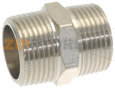 НИКЕЛИРОВАННЫЙ ПАТРУБОК Ø 3/4&quot;M-3/4&quot;M 