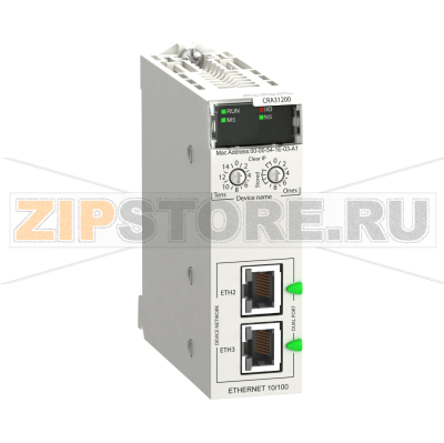 Адаптер удаленного входа/выхода, Ethernet Schneider Electric BMXCRA31200RU 