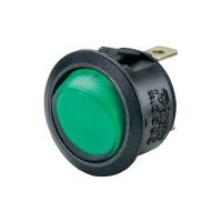 Переключатель клавишный 250 В/AC, 10 А, 1 x выкл/вкл, 1 шт SCI R13-208B-02 YE
