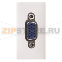 Механизм VGA, одномодульный, альпийский белый ABB 2CLA215550N1101