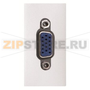 Механизм VGA, одномодульный, альпийский белый ABB 2CLA215550N1101 