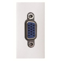 Механизм VGA, одномодульный, альпийский белый ABB 2CLA215550N1101