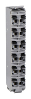 Колодка клеммная 220 В, 12 зажимов, черная Schneider Electric TM5ACTB32