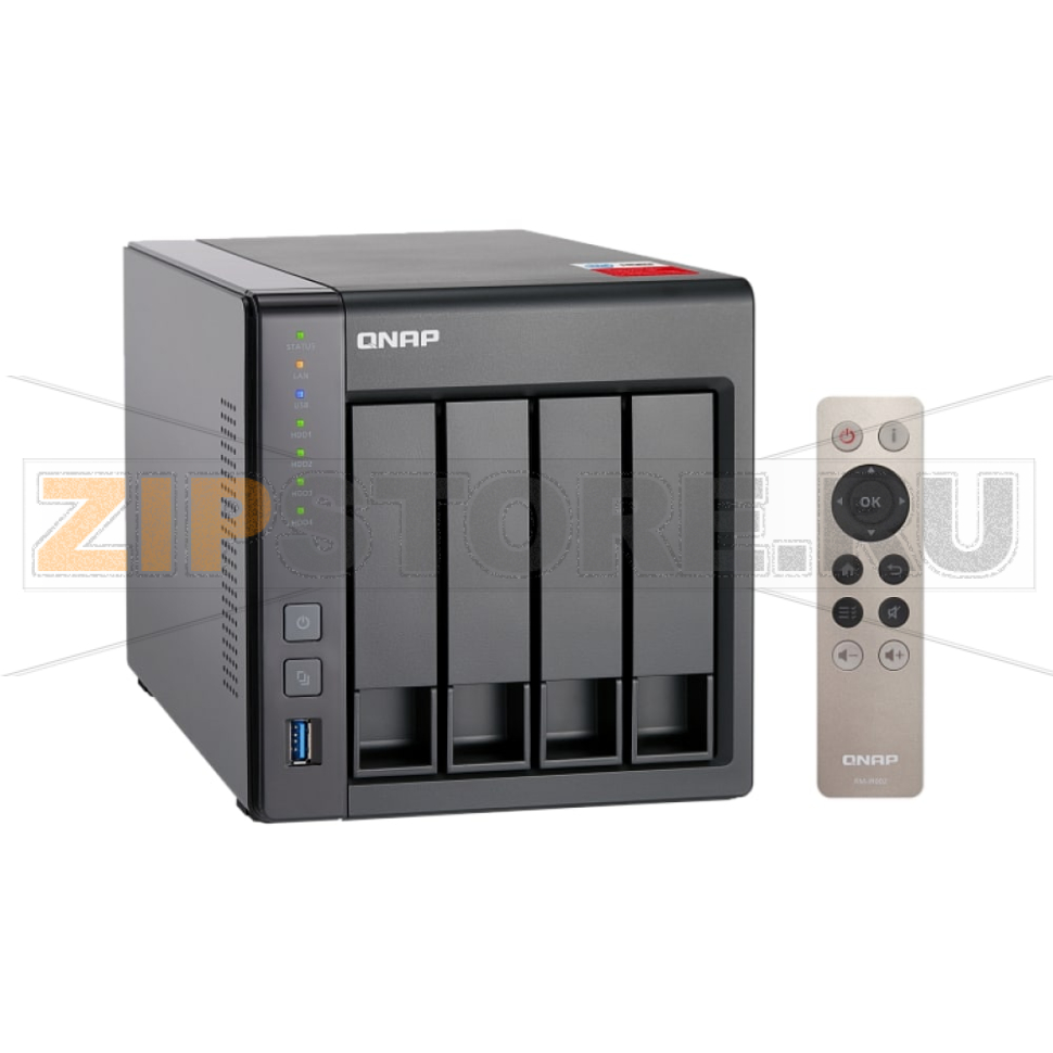 Накопитель сетевой QNAP TS-451-PLUS 