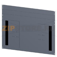 SIVACON, base, with side cable entry, T: 800 mm, W: 900 mm, zinc-plated Siemens 8MF1098-2UB51-2