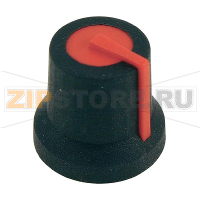 Ручка поворотная, черная, гладкая ось, диаметр оси: 6 мм, K87MAR Cliff CL170823BR 