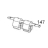 Shaft (head pressure) Sato DR308e