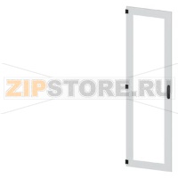 SIVACON, door, left, inspection window, IP55, H: 2200 mm, W: 600 mm, RAL 7035, Protection class 1 Siemens 8MF1260-2UT15-0BE2