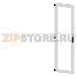 SIVACON, door, left, inspection window, IP55, H: 2200 mm, W: 600 mm, RAL 7035, Protection class 1 Siemens 8MF1260-2UT15-0BE2 