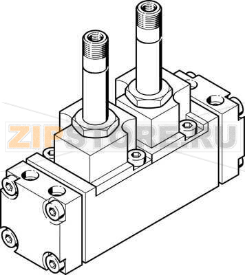 Распределитель с электроуправлением Festo CJM-5/2-1/4-FH 
