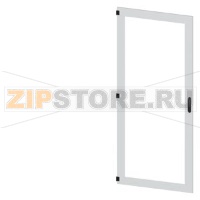 SIVACON, door, left, inspection window, IP55, H: 2200 mm, W: 900 mm, RAL 7035, Protection class 1 Siemens 8MF1290-2UT15-0BE2