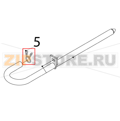 Hose clamp Hoshizaki IM-65NE-25 Hose clamp Hoshizaki IM-65NE-25Запчасть на деталировке под номером: 5