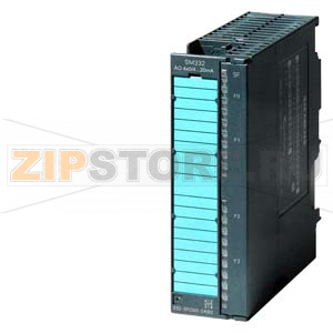 SIMATIC S7-300, SM 332, EX-МОДУЛЬ ВЫВОДА АНАЛОГОВЫХ СИГНАЛОВ: ГАЛЬВАНИЧЕСКОЕ РАЗДЕЛЕНИЕ ВНЕШНИХ И ВНУТРЕННИХ ЦЕПЕЙ, 4 ВЫХОДА 0(4) ...20 MA, ДИАГНОСТИКА, PTB ТЕСТ. 20-ПОЛЮСНЫЙ ФРОНТАЛЬНЫЙ СОЕДИНИТЕЛЬ ЗАКАЗЫВАЕТСЯ ОТДЕЛЬНО Siemens 6ES7332-5RD00-0AB0 