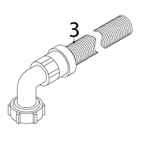 Outlet hose Hoshizaki IM-65NE