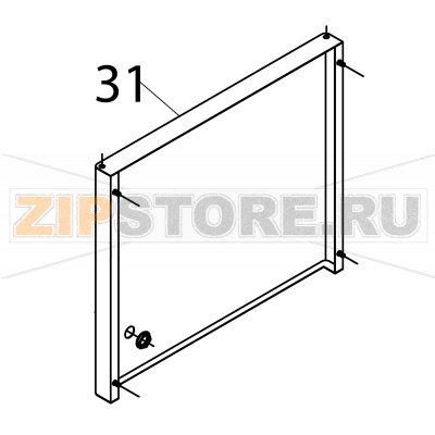 Complete rear cover Fagor FI-2700I Complete rear cover Fagor FI-2700IЗапчасть на деталировке под номером: 31Название запчасти Fagor на английском языке: Complete rear cover FI-2700I.