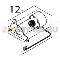 DC motor ass’y (Including DC motor fixing plate) TSC TTP-243 Pro