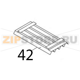 Heating pipe cover Airhot CT-300 Heating pipe cover Airhot CT-300Запчасть на деталировке под номером: 42