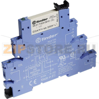 Модуль реле интерфейсный 24 V (DC), 24 V (AC), 6 A Finder 38.61.0.024.0060