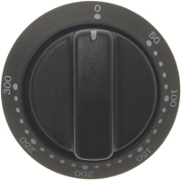 KNOB BLACK ø 58 mm 50-300°C