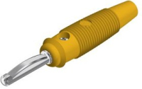 Разъем лабораторный 4 мм, желтый Hirschmann VQ 20 YELLOW