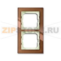 Рамка двухместная, бронзовое стекло ABB 2CKA001754A4544