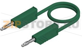 Провод тестовый 2 м, зеленый Hirschmann MLN 200/2.5 GREEN 