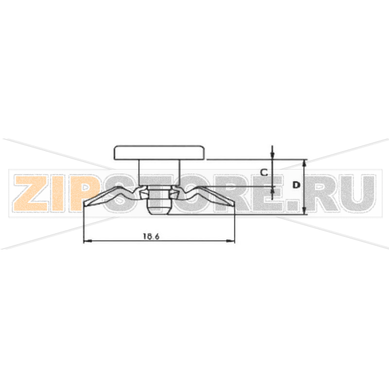 Заклепки распорные, Ø отверстия: 5.5 мм, черные, 1 шт PB Fastener RFL-1BK 