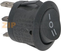 ПЕРЕКЛЮЧАТЕЛЬ ЧЕРНЫЙ ОДНОПОЛЮСНЫЙ 10А 250В