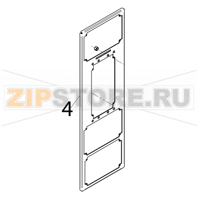 Circuit support advance Fagor AE-061 Circuit support advance Fagor AE-061Запчасть на деталировке под номером: 4Название запчасти Fagor на английском языке: Circuit support advance AE-061.