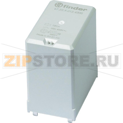 Реле электромагнитное 12 V (DC), 50 A Finder 67.22.9.012.4300 