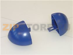 COPPIA COPERCHI CERNIERE BLU 