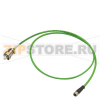 Сигнальный кабель предварительно собранный тип: 6FX5002-2DC36 DRIVE-CLiQ 24 В M12 женщина / RJ45, IP67 MOTION-CONNECT 500 Dmax = 7,1 мм Длина (м) = 1 Siemens 6FX5002-2DC36-1AB0
