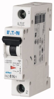Выключатель автоматический 0,25А, кривая откл. C, 1 полюс, откл. способ. 15 кА Eaton FAZ-C0,25/1