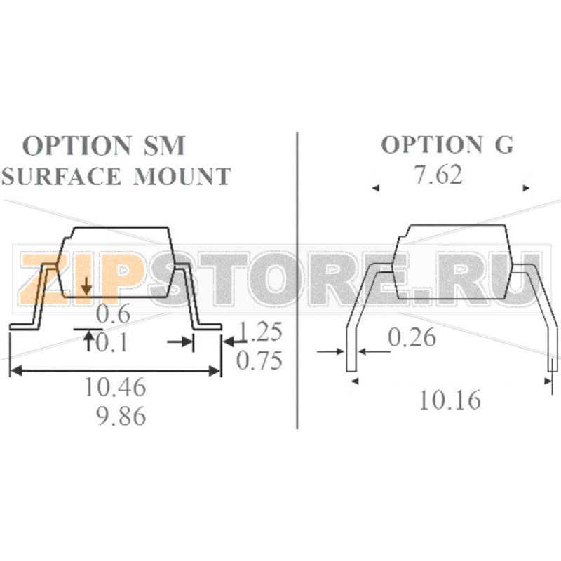 Оптопара DIP4 Isocom Components SFH615A-2X 