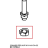 Stainless stell nut M14 H=8 CH=22 Unox XVC 704