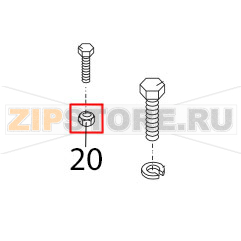 Nut M6 Bear Varimixer AR80 VL-1S Nut M6 Bear Varimixer AR80 VL-1SЗапчасть на деталировке под номером: 20