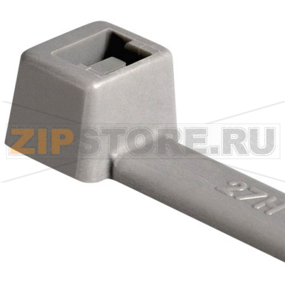 Стяжки кабельные, серые, 100 шт HellermannTyton T80R-PA66-GY 