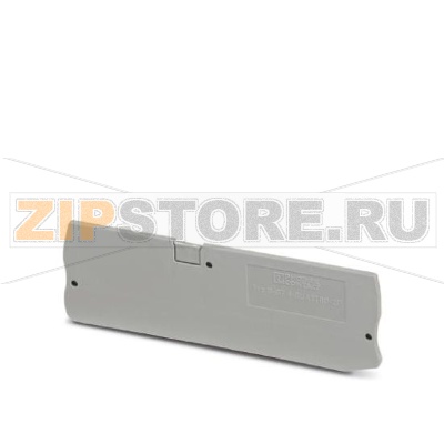 Концевая крышка Phoenix Contact D-ST 4-QUATTRO/2P Длина: 97,2 мм, Ширина: 2,2 мм, Высота: 36,5 мм, Цвет: cерый.Минимальный заказ: 50 шт.Упаковка: 50 шт.