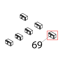 Pulsante avvio ciclo domino Teikos TS820