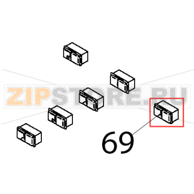Pulsante avvio ciclo domino Teikos TS820 Pulsante avvio ciclo domino Teikos TS820Запчасть на деталировке под номером: 69